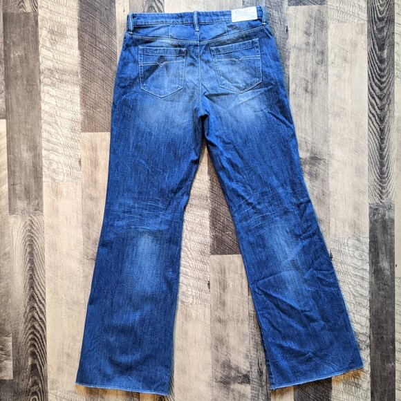 Diesel Flairlegg Blue Jeans 32 Flare Stretch Denim - Picture 2 of 6